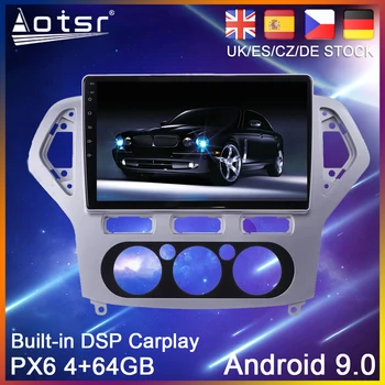 Android 10 PX6 64G Auto DVD Atskaņotājs, GPS Navigācija, Ford Mondeo 4 2006. - 2010. gads Auto Auto Radio Stereo Multimedia Player HeadUnit