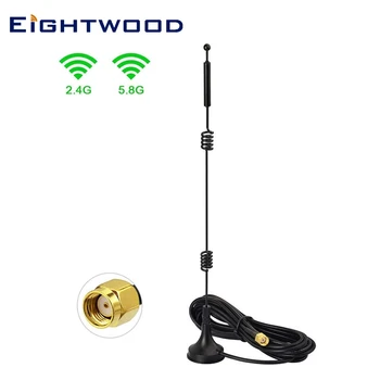 Eightwood WiFi RP-SMA Female Antena Bezvadu Tīkla Karte USB Adapteri Drošības IP Kameras Video Novērošanas Monitors