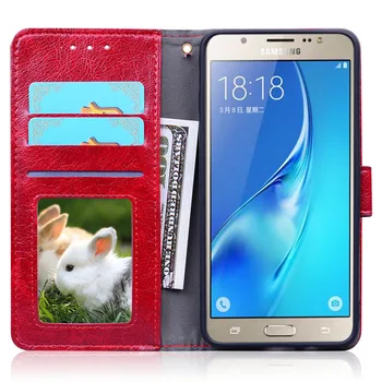 Samsung Galaxy J7 2016 Gadījumā, TPU Vāciņš Samsung J7 2016 J710 J710F Ādas Maks Flip Case For Samsung Galaxy J7 6 2016 Gadījumā