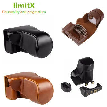 LimitX PU Ādas Fotokameras soma, lietu vāku Grūti Somas Fujifilm X-A5 XA5 X-A20 XA20 15-45mm objektīvu Digitālā Kamera
