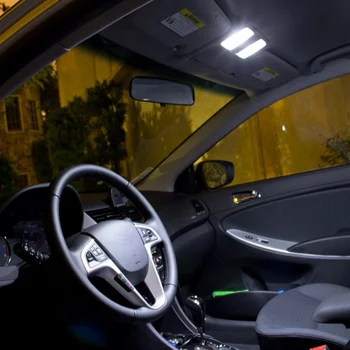 10pcs Auto Led spuldzes 2013 2016 2017 Mazda CX-5 CX5 WHITE LED Interjera Apgaismojums Piederumi, Rezerves Iepakojuma Komplektu