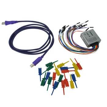 USB Logic Analyzer Multi Sistēma ir Saderīga Oficiālā Versija paraugu Ņemšanas frekvence 100 MHz 16 Kanālu ROKU FPGA