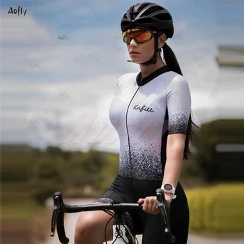 Kaffitt sieviešu Melna Balta riteņbraukšana Triatlona tērps, apģērbs Riteņbraukšanas Skinsuit komplekti Maillot Ropa Ciclismo riteņbraukšana jumpsuit vasaras