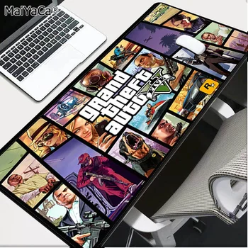 Maiya GTA V Grand Theft Auto, Grand Theft Auto V peles paliktņi Datoru, Klēpjdatoru Peles Mat Bezmaksas Piegāde Liela Pele Pad Klaviatūras Mat