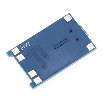 100gab 5V 1A Micro USB 18650 Litija Akumulatora Uzlādes Valdes Lādētāju Modulis+Aizsardzība Dual Funkcijas