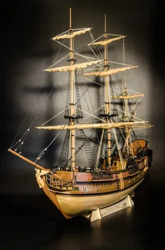 NIDALE Modeli kuģa komplekti 1/48 mēroga Melnā Pērle modeli kuģa komplekts liela mēroga koka kuģu komplekts