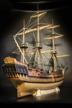 NIDALE Modeli kuģa komplekti 1/48 mēroga Melnā Pērle modeli kuģa komplekts liela mēroga koka kuģu komplekts