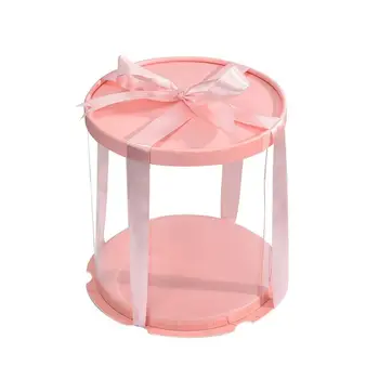 1gb Plastmasas Cupcake Iepakojums Cake Box Dome Konteineri Kāzu Favor Kastes Piegādēm Maizes Iepakojuma Kaste
