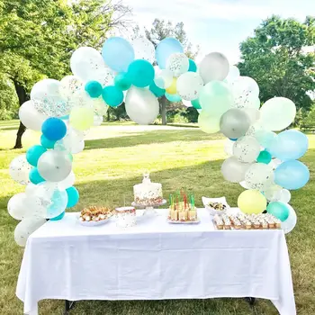 Augstas kvalitātes 38pcs/set Balonu arkas kāzu galda rotājumi piederumi Baloni vainags komplekts Bērniem dzimšanas dienas ballīti globos dekori
