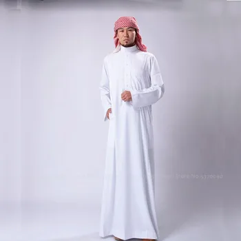 Abaya Saūda Arābija Tradicionālo Cilvēks Musulmaņu Garajos Svārkos Kleita Jubba Thobe Arābu Blūze Kleita Islāma Apģērba Arābu Kaftan Tērpiem