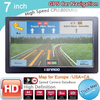 7 Collu HD GPS Portatīvā Navigācijas 2020. Gadam Kartes Eiropai, Krievijai Automašīnas KRAVAS automašīnu KEMPINGS, Treileru Navigator Sat Nav Bezmaksas Kalpošanas Atjauninājumus