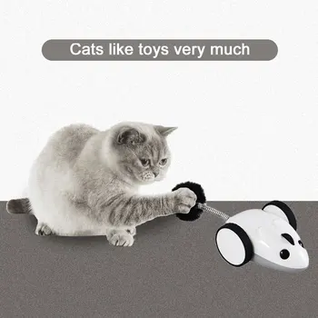 Bluetooth Bezvadu APP Tālvadības Elektronisko Žurkām, Pelēm, Rotaļlietas Gudrs RC Peli Pet Cat Toy USB Interaktīvu Simulācijas Peli Rotaļlietas