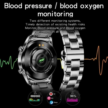 LIGE 2020. gadam Jauna Tērauda Joslu Ciparu pulkstenis Vīriešu Sporta Pulksteņi Elektronisko LED Vīriešu Rokas pulksteņi Vīriešu Pulkstenis Ūdensizturīgs Bluetooth Stundu