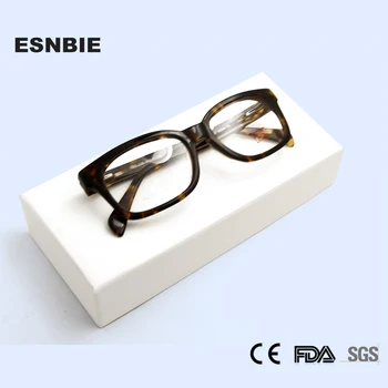 Acetāta Recepšu Brilles Rāmis Vīriešu Kvadrātveida Rāmis Brilles, Briļļu Optisko Tuvredzība Brilles Sievietēm Clearence Pārdošana