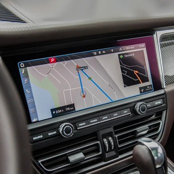 Par PORSCHE Macan 95B. - 2020. gada Auto Auto Navigācijas GPS Monitora Ekrāna Aizsardzības Rūdīta Stikla Plēves Uzlīmes, Piederumi
