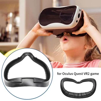 Par Oculus Quest 2 VR PU Seju uz Lietu Nomaiņa Acu Maska Pad Spilvens Segums Virtuālās Realitātes Brilles Piederumi Quest 2