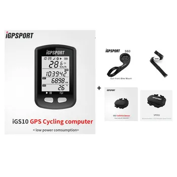 IGPSPORT IGS10 Mtb Velosipēdu Datoru GPS Ūdensizturīgs IPX6 ANT+ Bezvadu Velo Spidometrs Velosipēdu Digitālo Hronometrs Piederumi