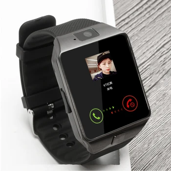 Bluetooth smart skatīties Viedo rokas Pulkstenis Atbalsta Tālruņa Kameru, SIM TF GSM Android, iOS Tālrunis dz09 pk gt08 a1 vīriešiem un sievietēm