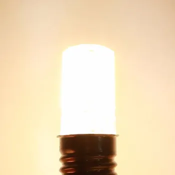 E17 LED Spuldzes Mikroviļņu Krāsns Vieglās Regulējamas 3 Watt Silti Balta 2700K 80X3014SMD AC110-130V Ideāls nomaiņa halogēna lampas 10pcs