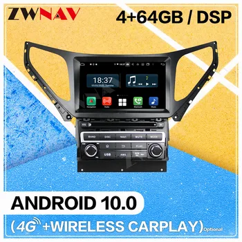 Carplay Android 10 ekrāns, Multimediju DVD Atskaņotāju Hyundai AZERA Varenību i55-2018 BT GPS Navi Auto Audio Stereo Galvas vienības