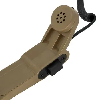 H250 Baofeng Portativa walkie-talkie 2 pin Pleca mikrofons rācijsaziņas Militāro rokas mikrofons