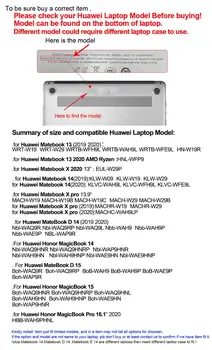 Plastmasas Klēpjdators Gadījumā Par Godu MagicBook 14 15 Pro 16.1 2020. Gadam Jaunu Matebook 13 14 X Pro Huawei Jaunu Matebook D 15 Matebook D14