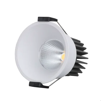 Super Spilgti Anti Glare Padziļinājumā Aptumšojami COB LED Downlights 7W 9W 12W LED Griestu salona Apgaismojums AC85~265V Fona Apgaismojums