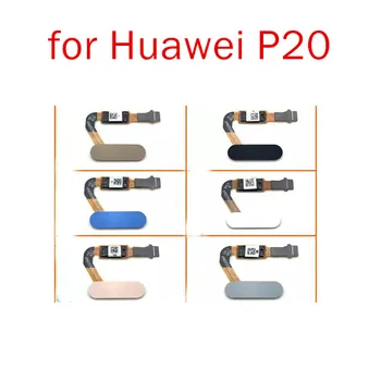 Par Huawei P20 pirkstu Nospiedumu Sensors Skeneris Savienotājs Pogu Home Taustiņu, Pieskarieties ID Flex Kabelis Remonts, Rezerves Daļas, Tests, QC,