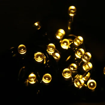 72ft 200 LED 8 Režīmi Saules String Gaismas Āra Ziemassvētku Rotājumi Dārzu, Piemājas Apgaismojums