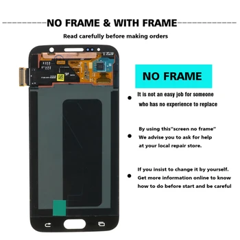AMOLED Ekrāns, Digitizer Labošanas Instrumentu Komplekta Tālruņa Aksesuārs Samsung Galaxy S6