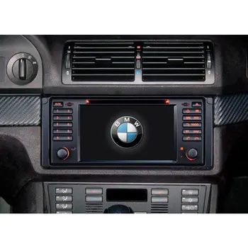 Kapacitīvais Ekrāns-Auto Multimediju Sistēmu BMW E39 E53 X5 M5 520i 528i 530i Veco 5 Sērija Ar DVD Atskaņotāju, GPS Sat Navi Stereo