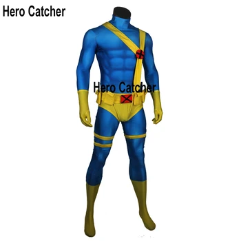 Varonis Ķērējs Augstas Kvalitātes Muskuļu Ēnā Cyclops Cosplay Kostīms Ar Piederumu Cyclops Zentai Uzvalks