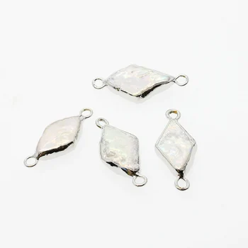 5gab / maiss dabīgo saldūdens pērļu modes sudraba pārklājumu kulons zvaigžņu rotaslietu izgatavošana DIY, kaklarota, rokassprādze auskari aksesuāri