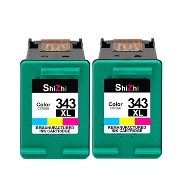 SHIZHI 343 Saderīgs Tintes kasetnes HP 343 XL 343xl HP HP Deskjet sērijas 6540 5740 5745 6520 6540 460c 6620 6840 printeri