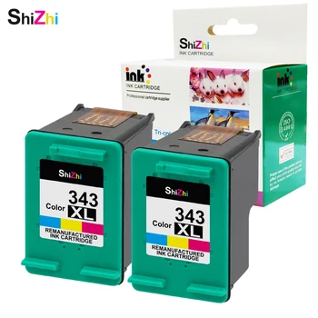 SHIZHI 343 Saderīgs Tintes kasetnes HP 343 XL 343xl HP HP Deskjet sērijas 6540 5740 5745 6520 6540 460c 6620 6840 printeri