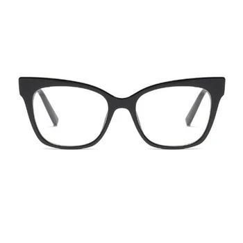 Sieviešu Lasīšanas Brilles Luksusa Zīmolu Dizainera Lielgabarīta Kaķu Acs Brillēm, Skaidrs, Objektīvs vecuma tālredzība Lasītājs, Briļļu Rāmji Black OCULOS