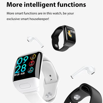 LIGE Smart Skatīties Bluetooth Austiņas Bezvadu Austiņas Skatīties vīrieši sirdsdarbība, Asins Spiediena Monitoru, Fitness Sporta Smartwatch sievietēm