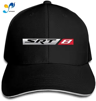 Muscle-Car-SRT8 Hip Hop Beisbola cepure Golf Šoferis Beisbola cepure Regulējams Sasniedza Sviestmaizi, Cepure, Melna