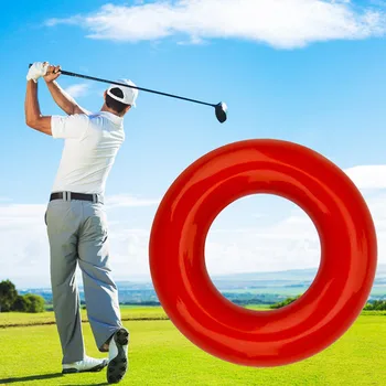Golf Swing Trainer Svars Gredzenu iesildīties Donut Mācību līdzekļi Prakses Golfa Klubi, Metāla, Apaļas Stūres Svērto Spēlētājs Iesācējiem