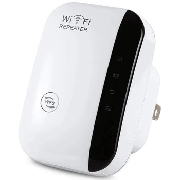 HONTUSEC Wifi Router rādiusa Bezvadu Wifi Repeater Wifi Range Extender Wi-Fi Signāla Pastiprinātājs 300Mbps WiFi Pastiprinātājs 2.4 G