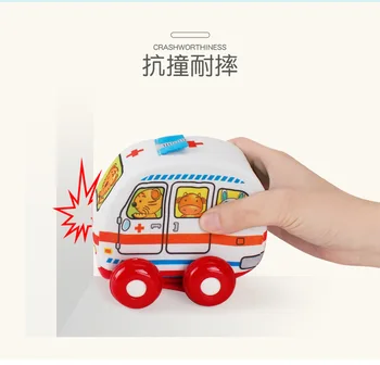 3pcs/Set Karikatūra Anime Audums Skolas neatliekamās medicīniskās palīdzības Taksometru Policijas Auto Modeļiem, Lētas Rotaļlietas Bērniem Dāvanas