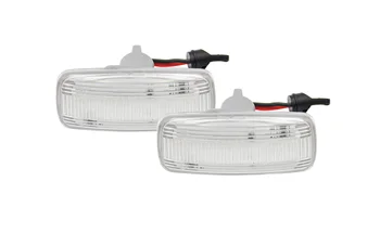 LED Priekšējie Sānu Gabarītlukturi Ieslēgtu Gaismu Signāls, Lampu Amber Led Blinker Gaismas Audi A4 S4 RS4 B6 B7 A3 8P A6 C5 TT A8 C5