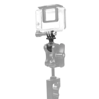 Pārnēsājams Mini Statīvu Bumbu Galvas Pamatnes Adapteri, par GoPro Hero 8 7 6 5 Osmo Rīcības Sjcam Kameru RAM Stiprinājumi Motociklu