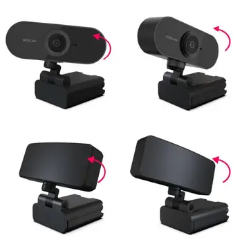 Full HD, 2K 1080P 720P Auto Fokusu USB2.0 Webcam UVC Iebūvēts Mikrofons Kameras Uz DATORU, Klēpjdatoru, Digitālo Kameru, Vebkameras