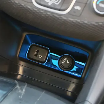 Auto piepīpētāja Apdare Vizuļi Vāciņš Melns, par Chevrolet Equinox 2017 - 2019 Nerūsējošā Tērauda Auto Stils Aksesuāri