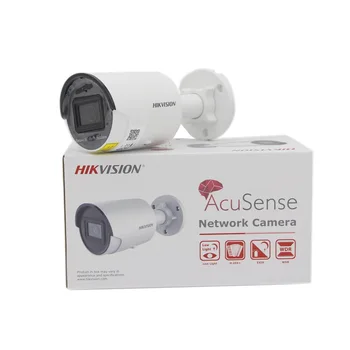 IP Kamera 4K Hikvision 8MP DS-2CD2086G2-I Uzraudzības WDR Drošības Fiksēta Mini Bullet Tīklu CCTV Kamera AcuSense