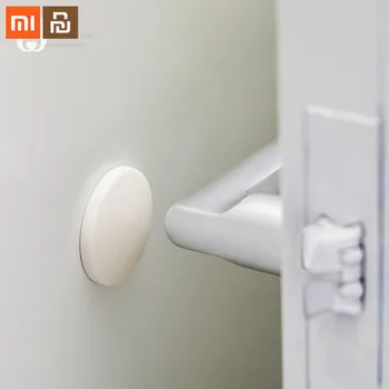 Xiaomi silikona crash pad mājas anti-sadursmes spēcīgu lipīga durvju aizmugurējo durvju roktura crash pad ledusskapja durvis, buferi touch smart