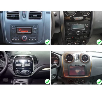 Par RENAULT DUSTER radio kasešu diktofonu, 2din car navigator PX6 Stereo uztvērējs Auto DVD Multimediju Atskaņotājs, GPS Navi Galvas vienības