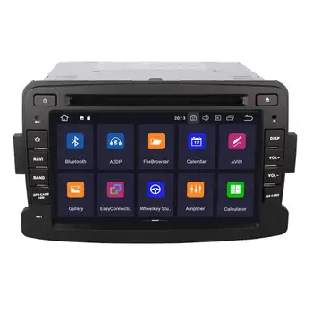 Par RENAULT DUSTER radio kasešu diktofonu, 2din car navigator PX6 Stereo uztvērējs Auto DVD Multimediju Atskaņotājs, GPS Navi Galvas vienības