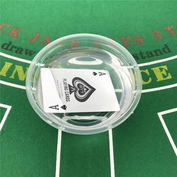 Pokera 4 Komplekti/Daudz 2 Krāsu Plastmasas Playing Poker Kartes, Sarkanā Un Zilā Baccarat Texas Hold ' em PVC Ūdensnecaurlaidīga 58*88mm Kāršu Spēle